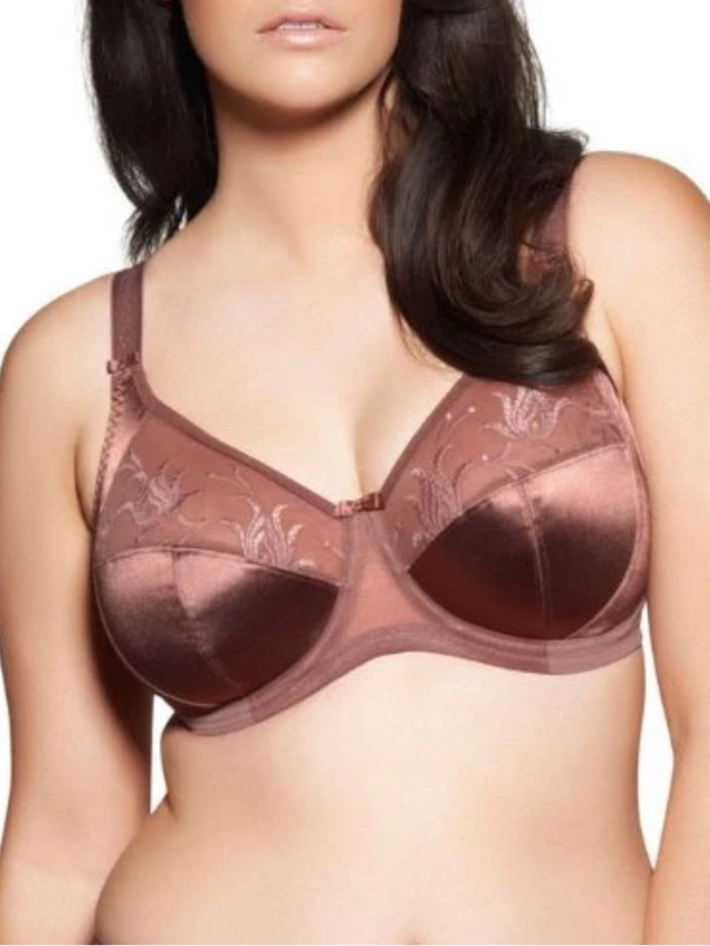 Elomi Caitlyn 8030 Full Coverage Side Support Unlined Underwire Bra Sz 42GG